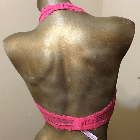 M Pink Halter Top Bralette From Victoria’s Secret - Picture 2 of 5